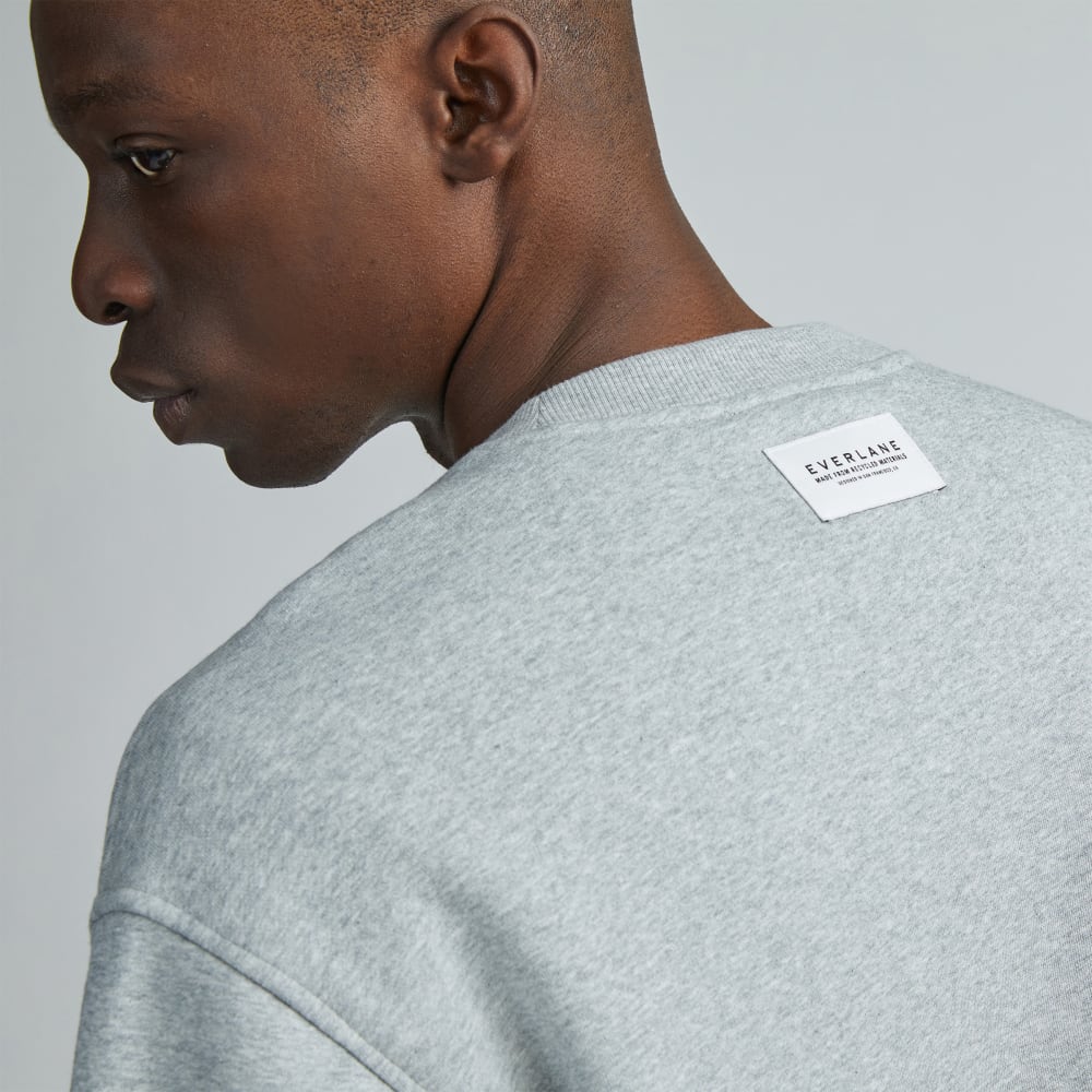 The ReTrack Crewneck Sweatshirt |  Heathered Grey