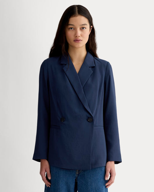 The Drapey Blazer | Navy