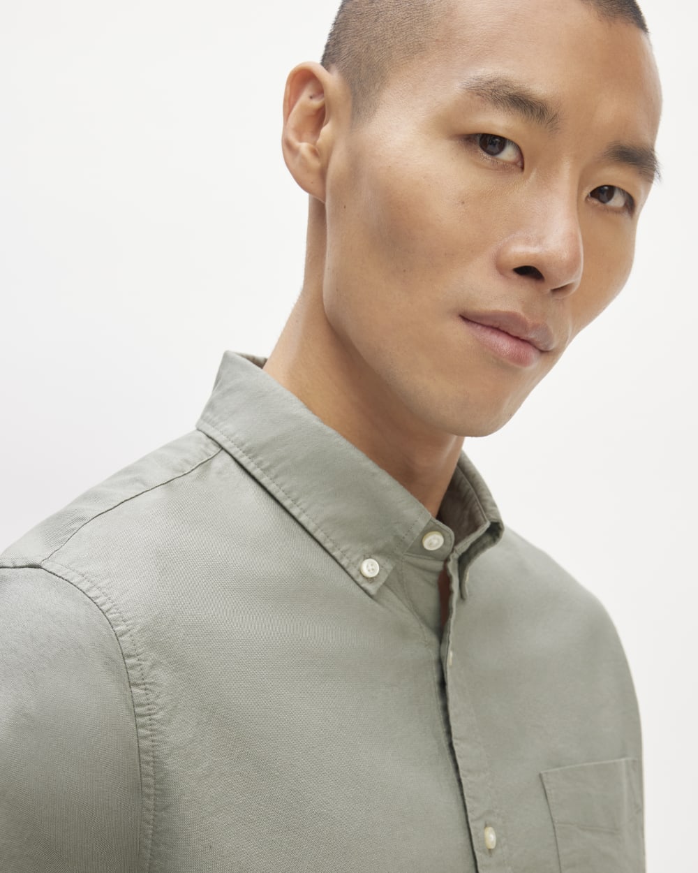The Classic Oxford Shirt | Sage Green | Tall