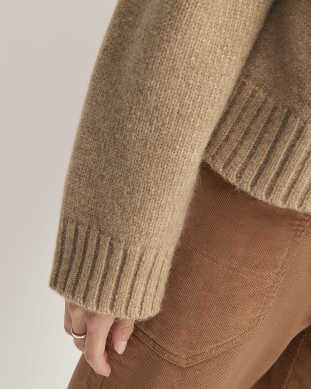 The Cloud Oversized Turtleneck | Tiger's Eye
