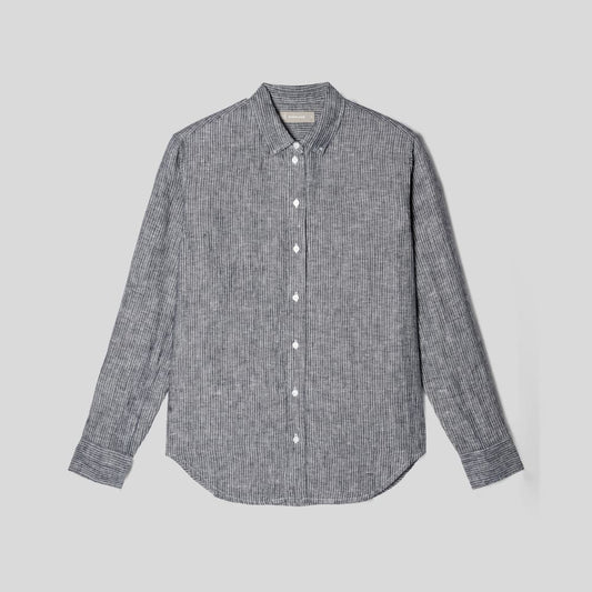 The Must-Have Shirt in Linen | Canvas Tan / Navy