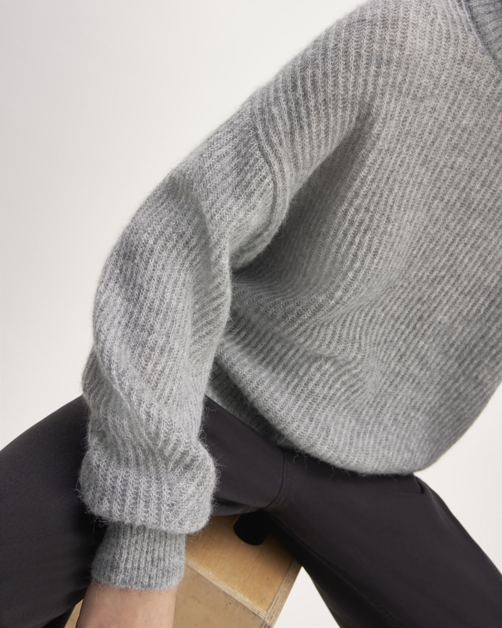 The Cocoon Crew in Alpaca | Heathered Stone