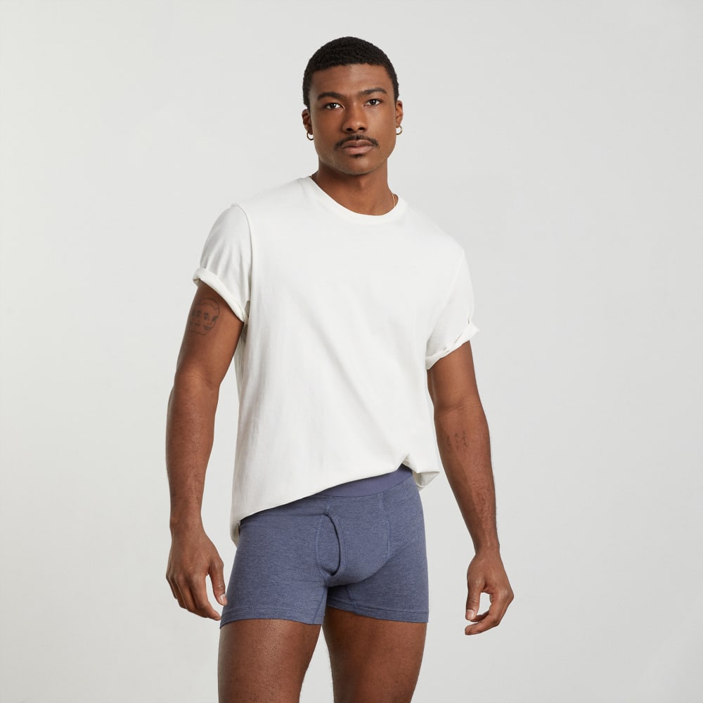 The Supima® Boxer Brief | Uniform | Heather Blue