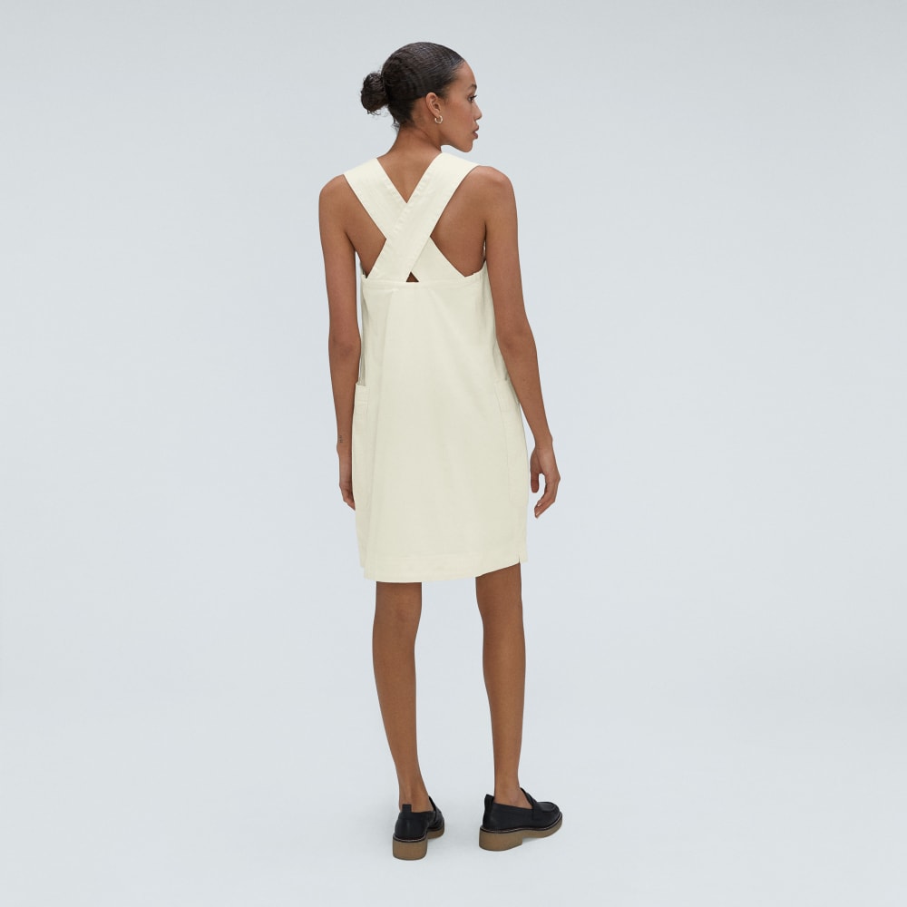 The Cross-Back Apron Mini Dress | Canvas