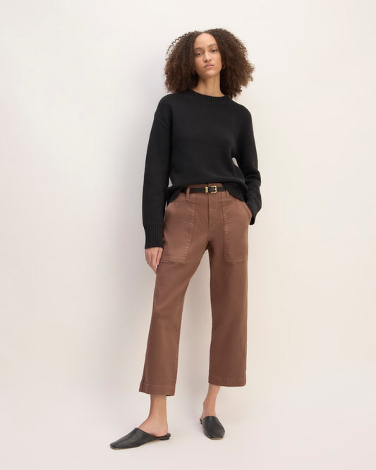 The Organic Utility Pant | Carob Brown