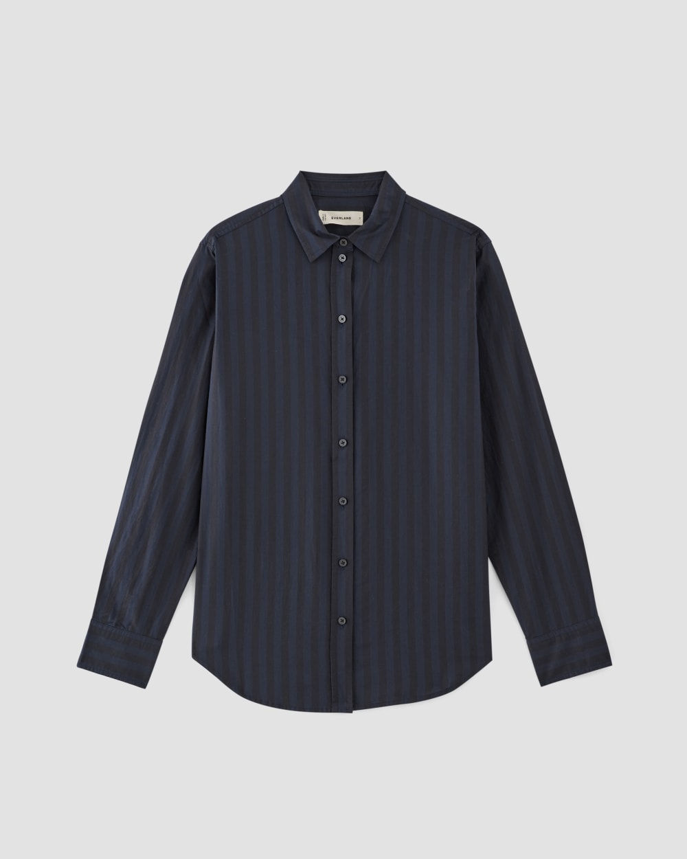 The Must-Have Shirt in Silky Cotton | Navy / Black