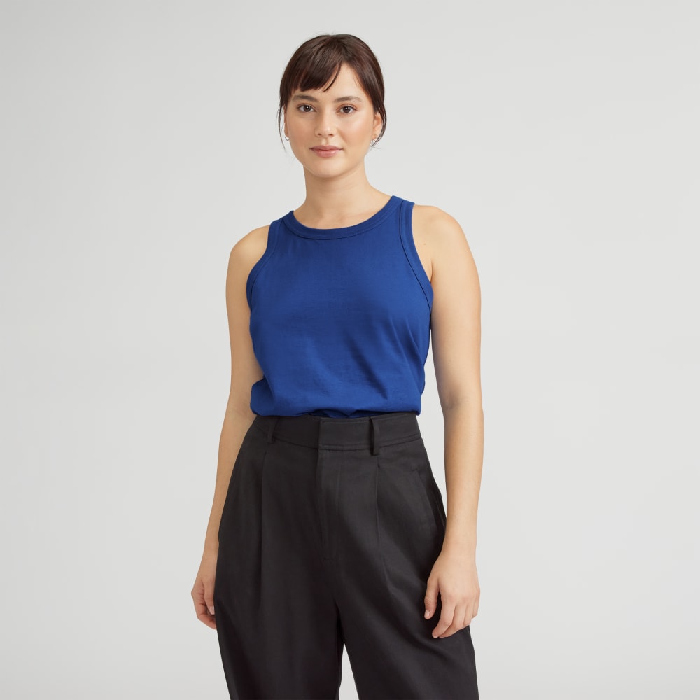 The Tank in Essential Cotton | Mazarine Blue