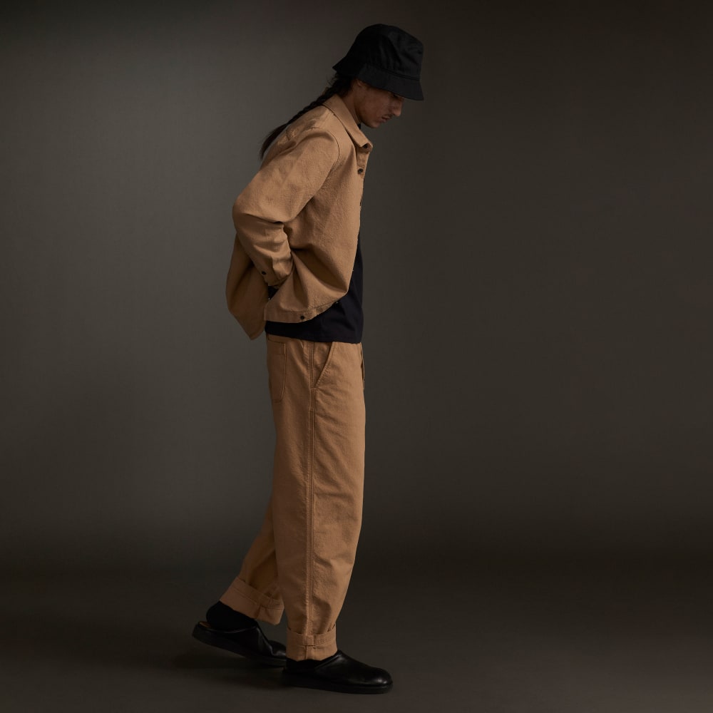 The Canvas Organic Cotton Drawstring Pant | Cappuccino