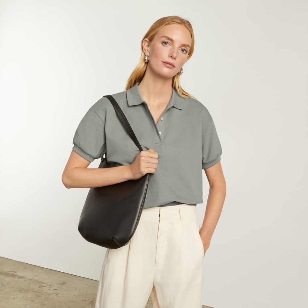 The Oversized Polo | Clay