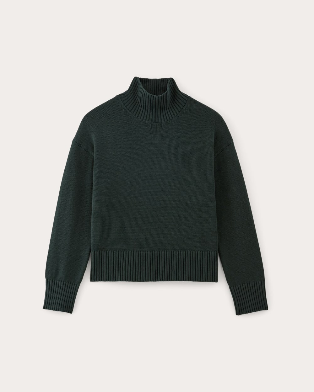 The Boxy Turtleneck in Everyday Cotton | Scarab