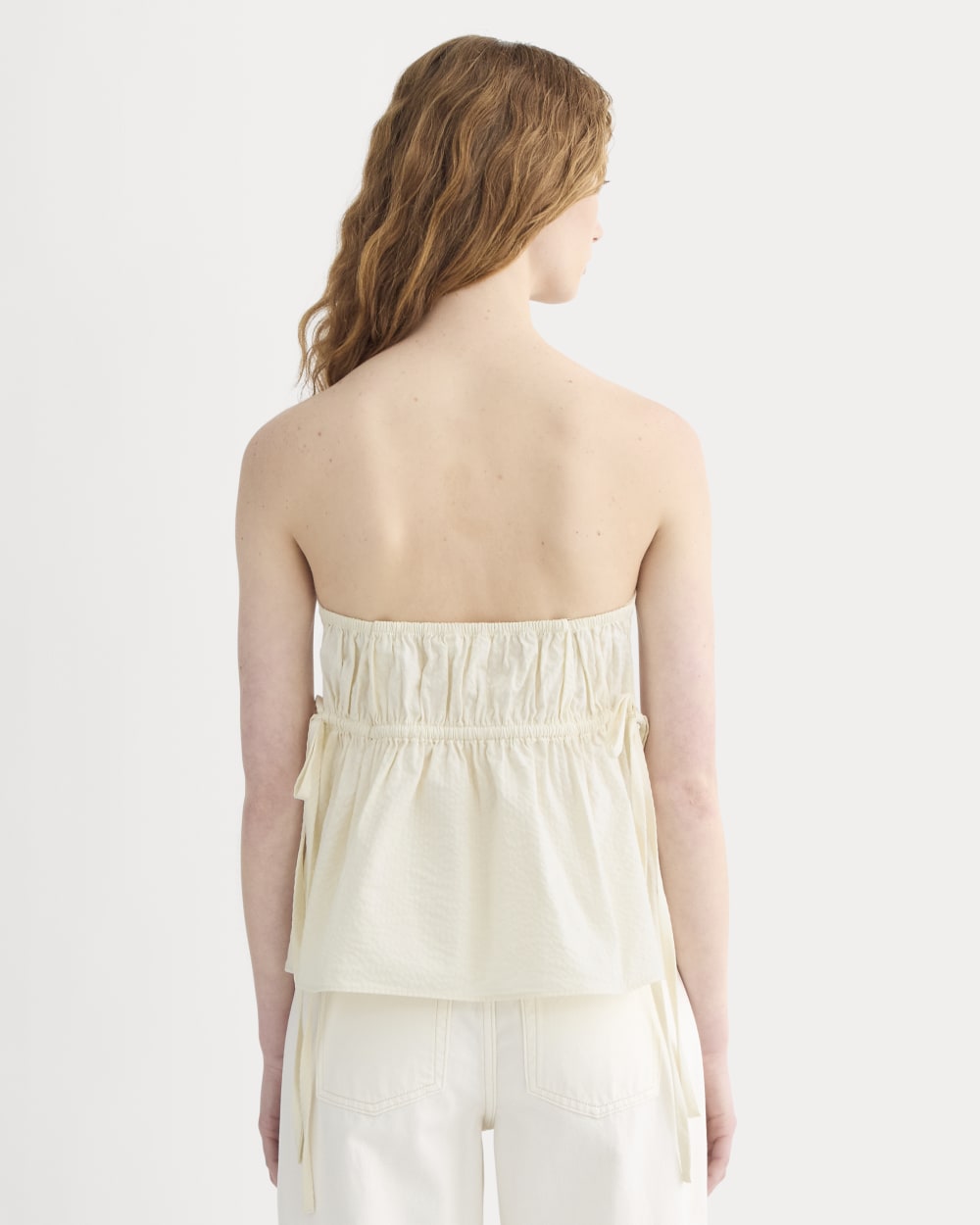 The Seersucker Tube Top | Bone