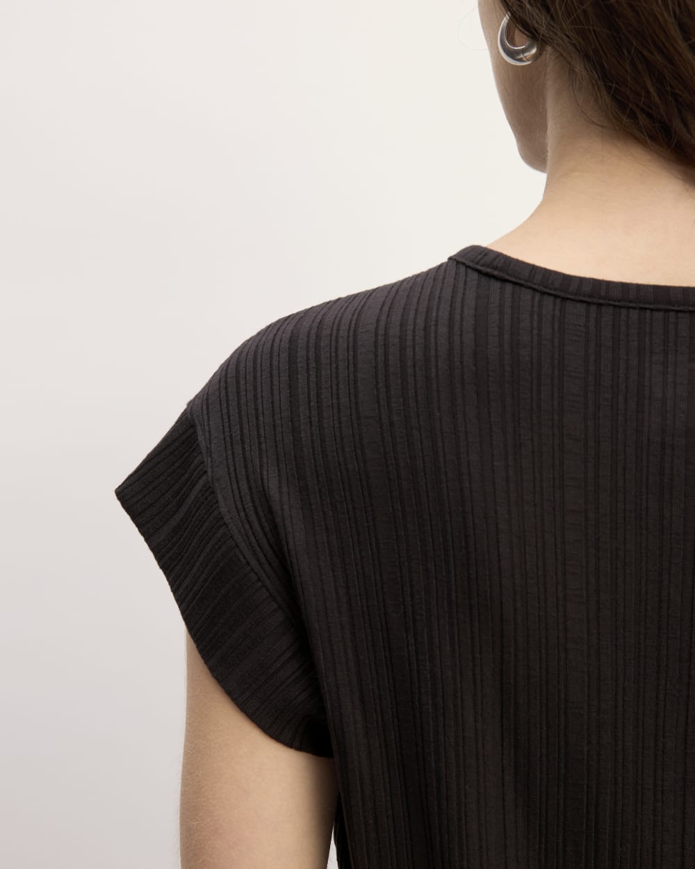 The Rib Muscle Tee | Black