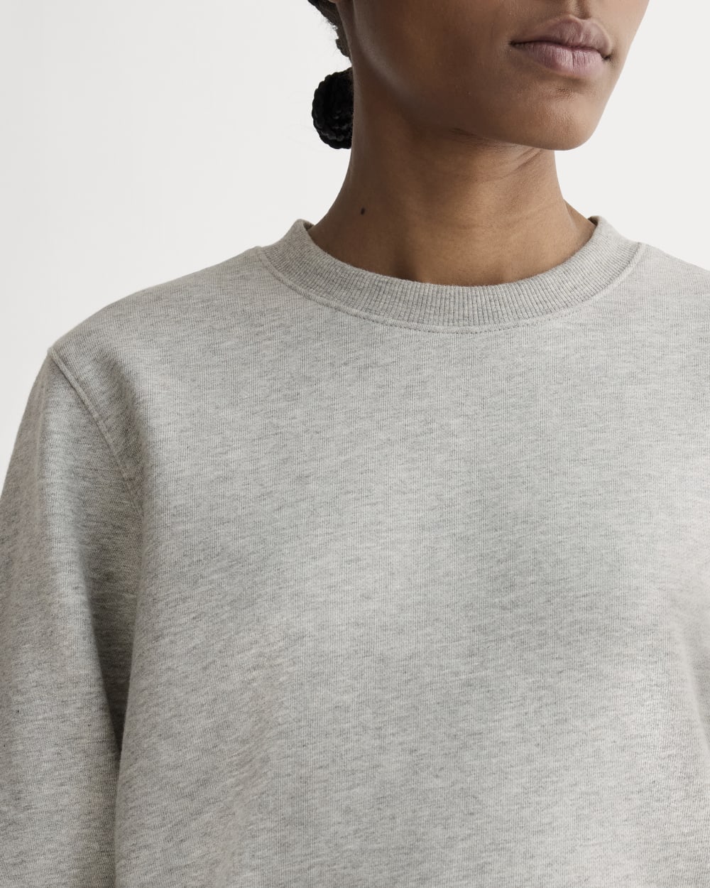 The Off-Duty Terry Crew | Heathered Grey