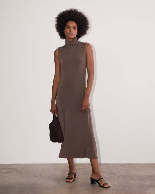 The Madison Dress in Butterknit | Espresso