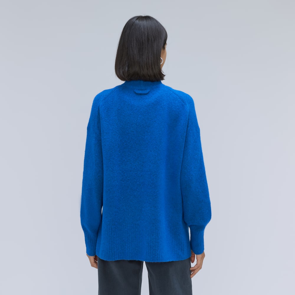 The Cozy-Stretch Pullover | Heathered Lapis Blue