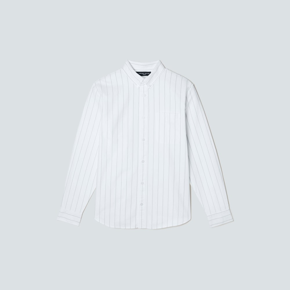 The Standard Fit Japanese Oxford Shirt | Uniform | Optic White / Black | Standard