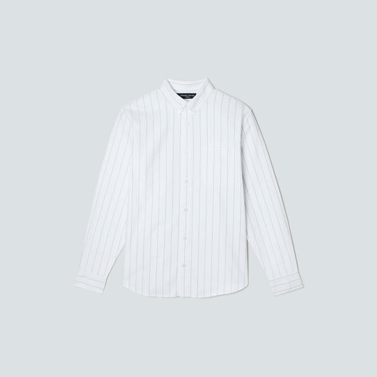 The Standard Fit Japanese Oxford Shirt | Uniform | Optic White / Black | Standard