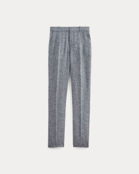 The Linen Trouser | Navy Chambray