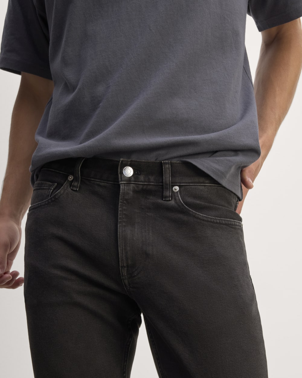 The Organic Cotton Slim-Fit Jean | Washed Black