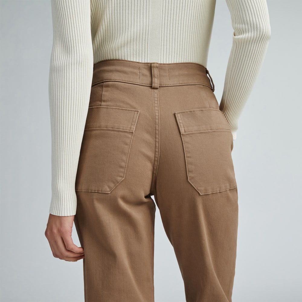 The Organic Straight-Leg Pant | Toasted Coconut