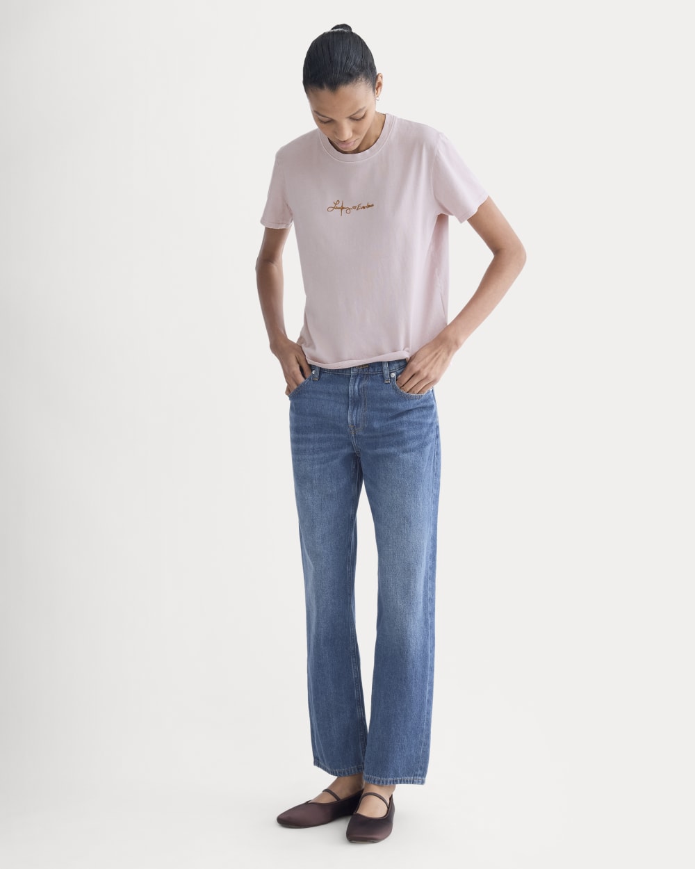 Everlane x The Laufey Foundation Box-Cut Tee | Burnished Lilac