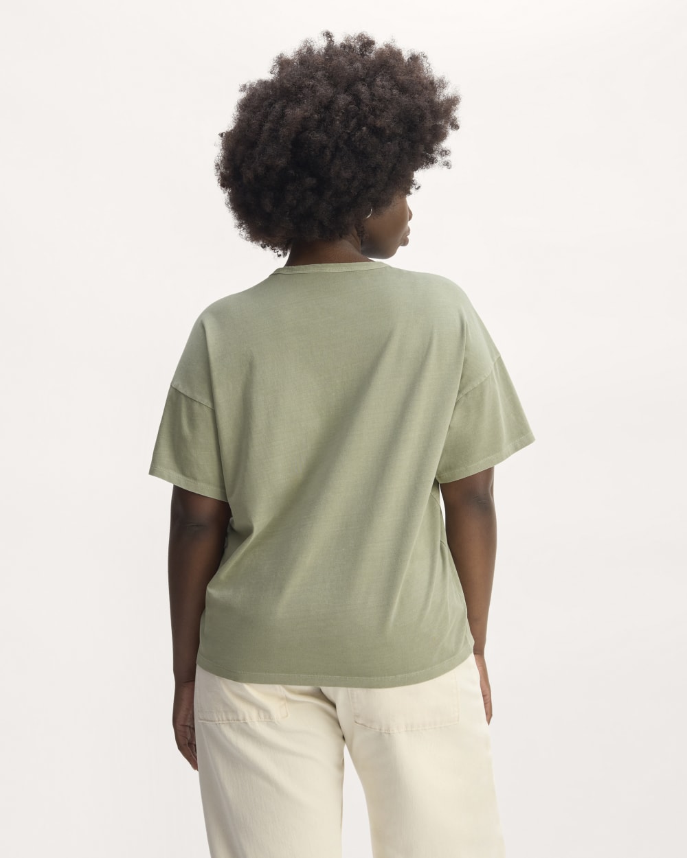 The Boyfriend Tee in Essential Cotton | Seagrass