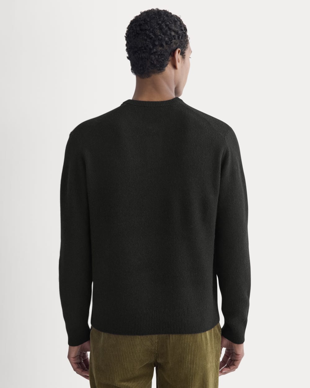 Henley in Wool Cashmere |  Black