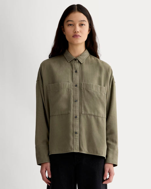 The Boxy Overshirt in Buttersoft | Kalamata