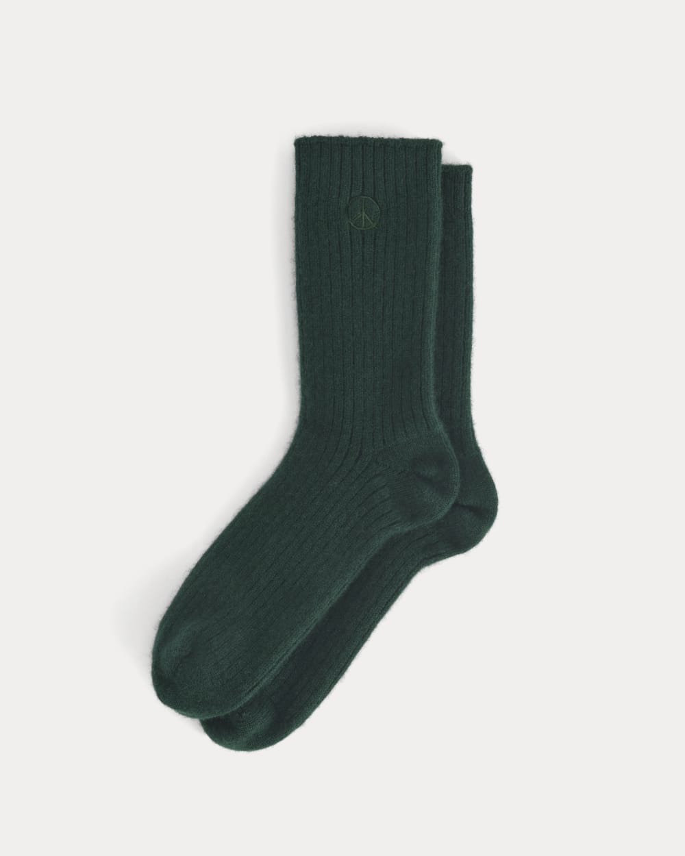Everlane x Peace & Quiet Cashmere Socks | Pine