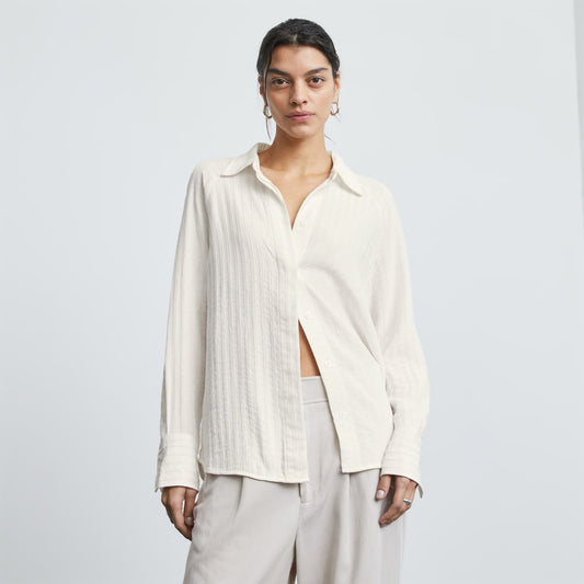 The City Stripe Shirt | Bone