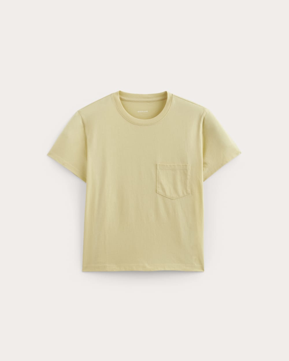 The Box-Cut Tee in Essential Cotton | Banana Crepe | Pocket