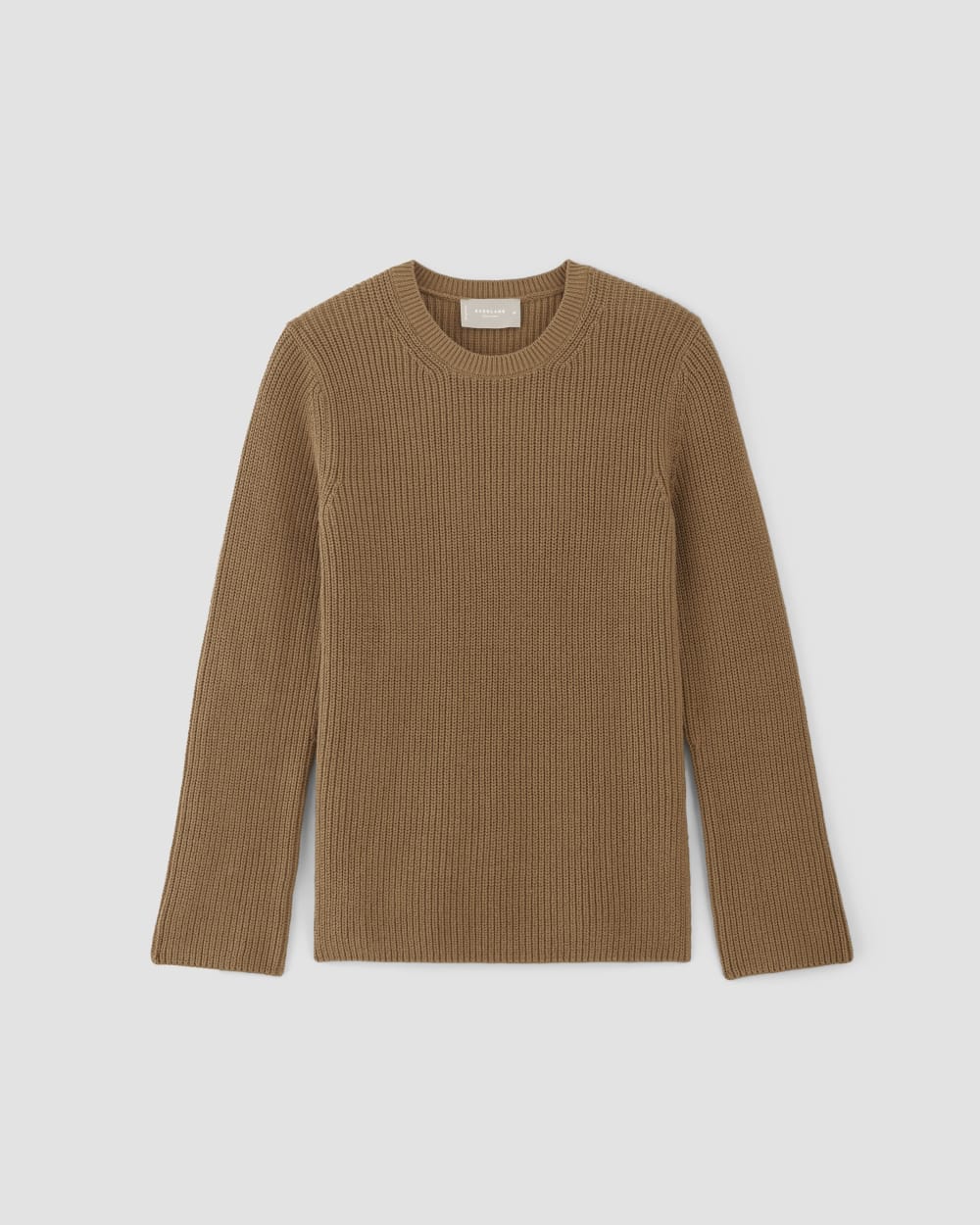 The Organic Cotton Slim Crew Sweater | Toasted Coconut