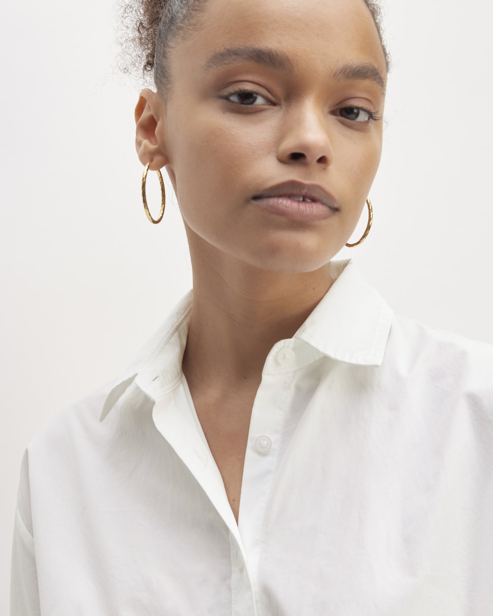 The Supima® Cotton Midi Shirt Dress | White