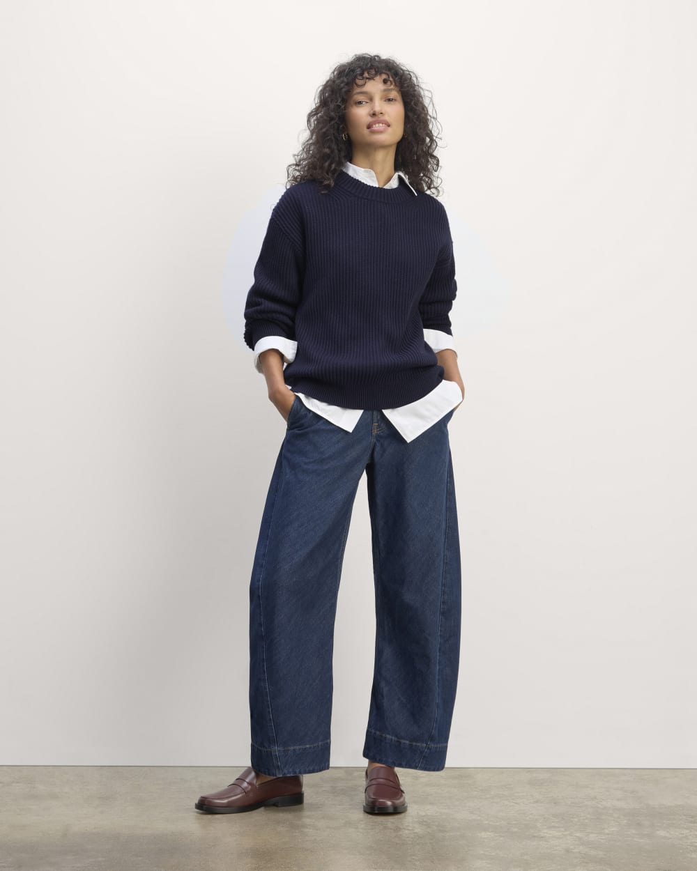 The Cocoon Crew in Everyday Cotton | Navy