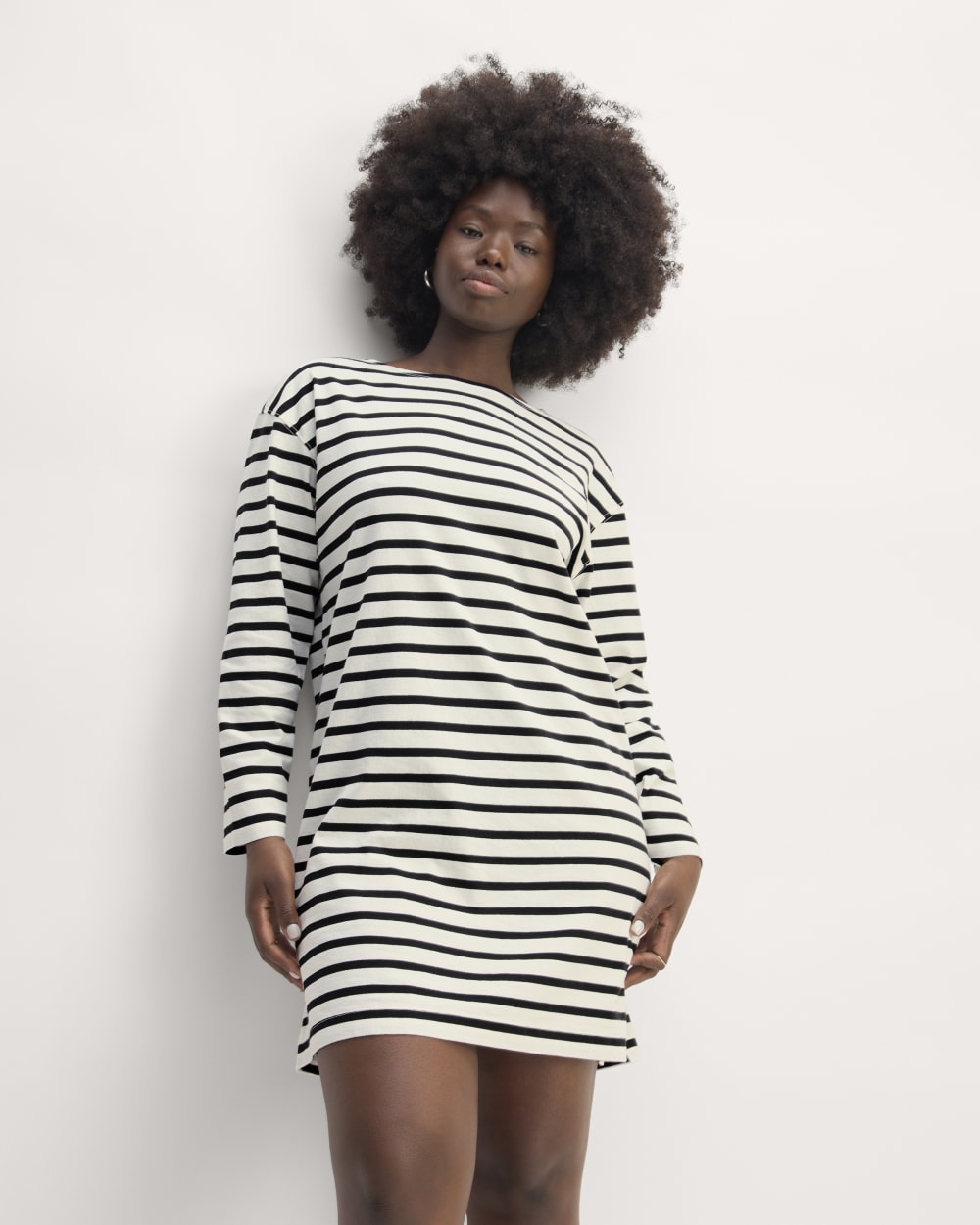 The Mariner Dress | Bone / Black