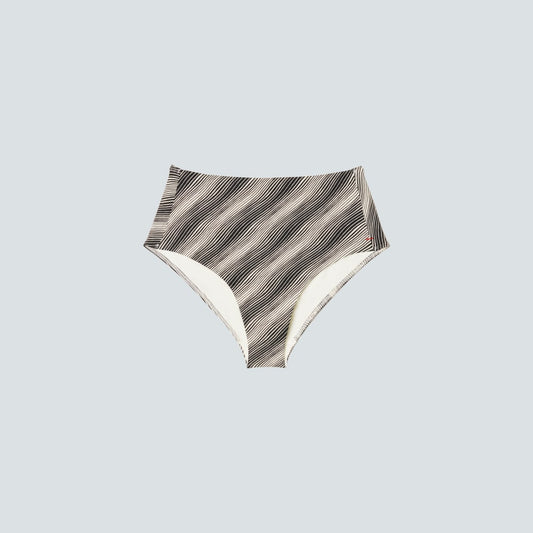 The High-Rise Hipster Bottom |  Black / Canvas