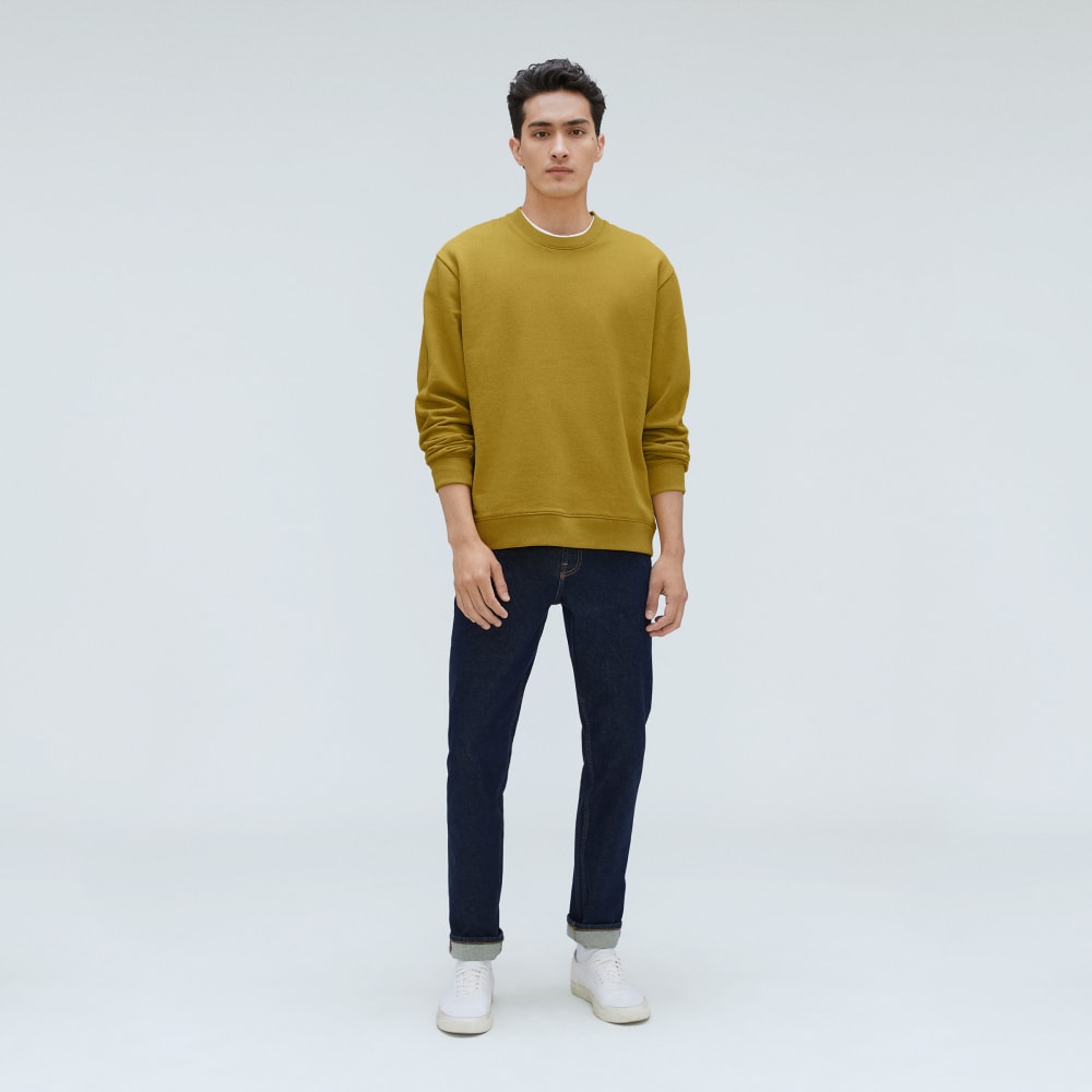 The Track Crewneck Sweatshirt | Golden Palm
