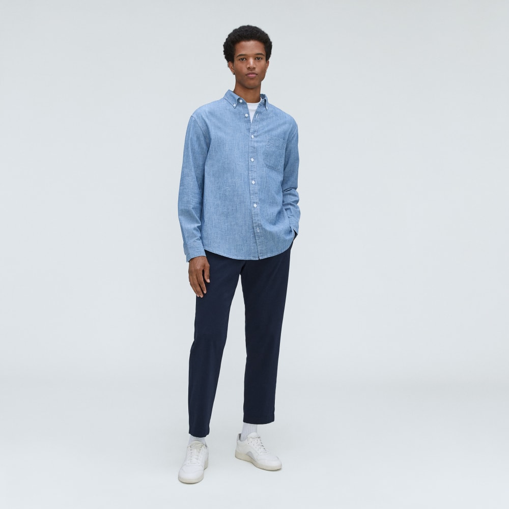 The Relaxed Organic Chambray Shirt  | Ivy Blue ReChambray