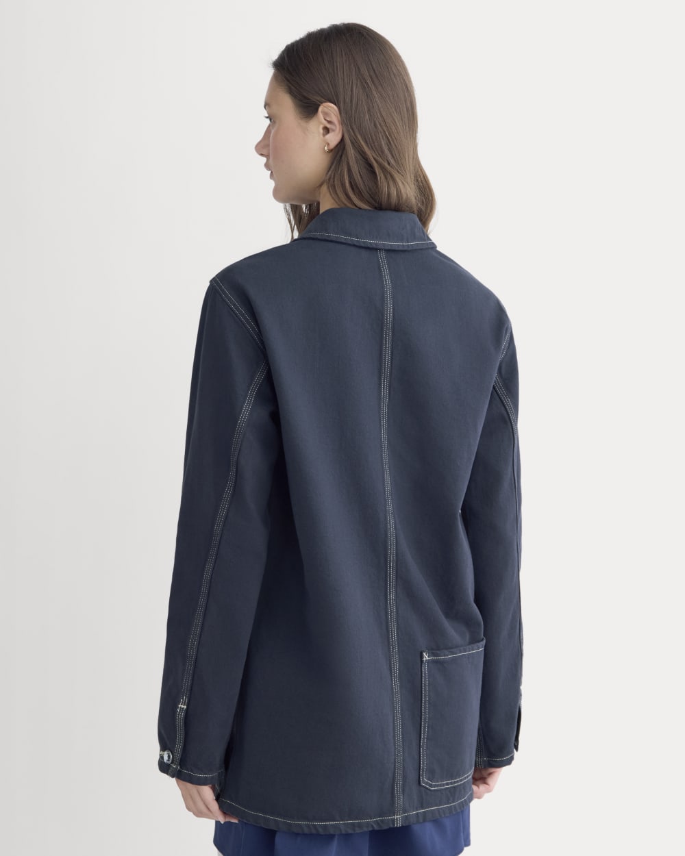 The Denim Chore Jacket | Garment-Dyed Navy
