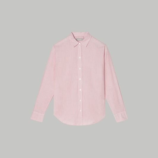The Must-Have Shirt in Silky Cotton | Mandarin / White
