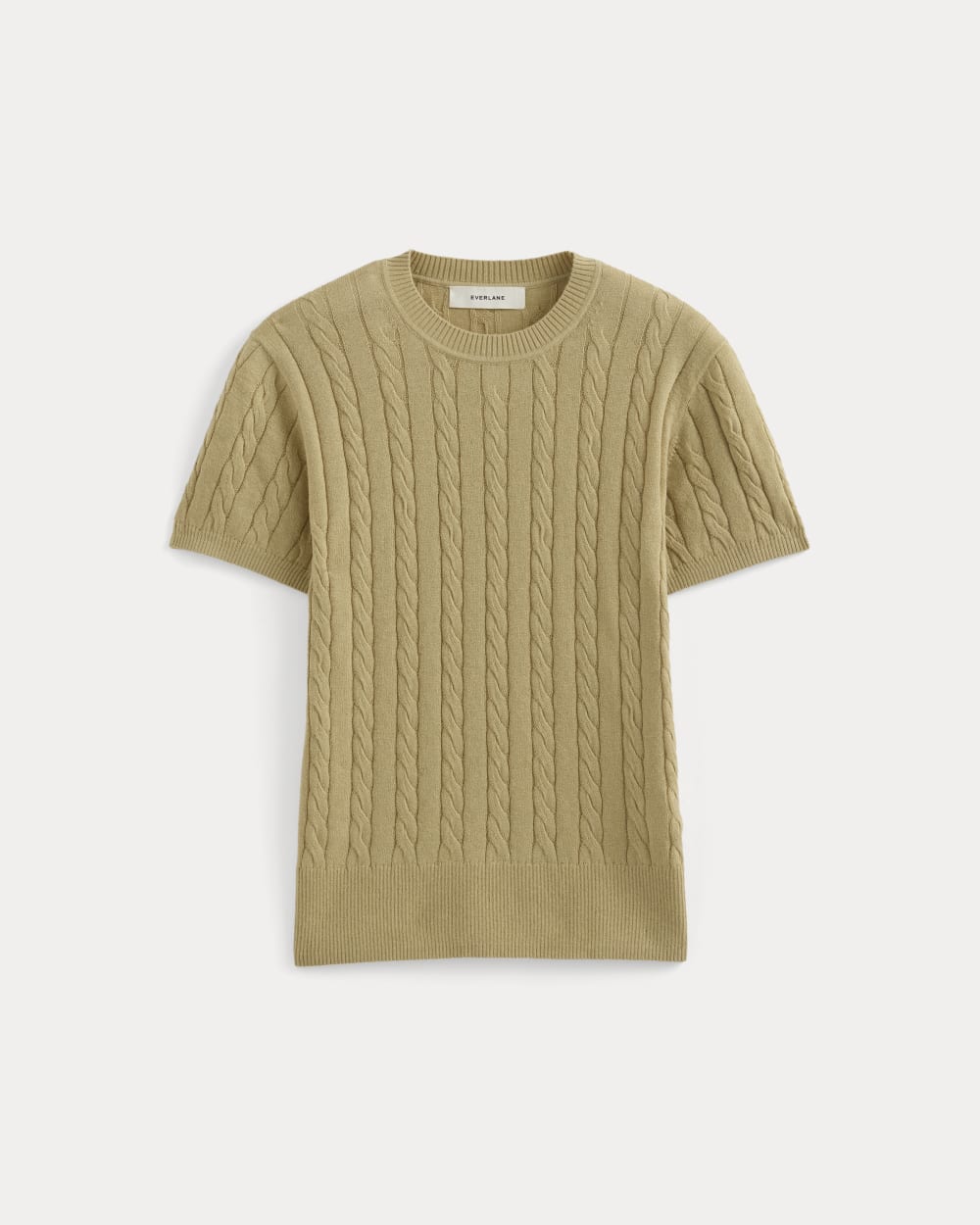 The Cable Crew in Cotton Cashmere | Classic Khaki