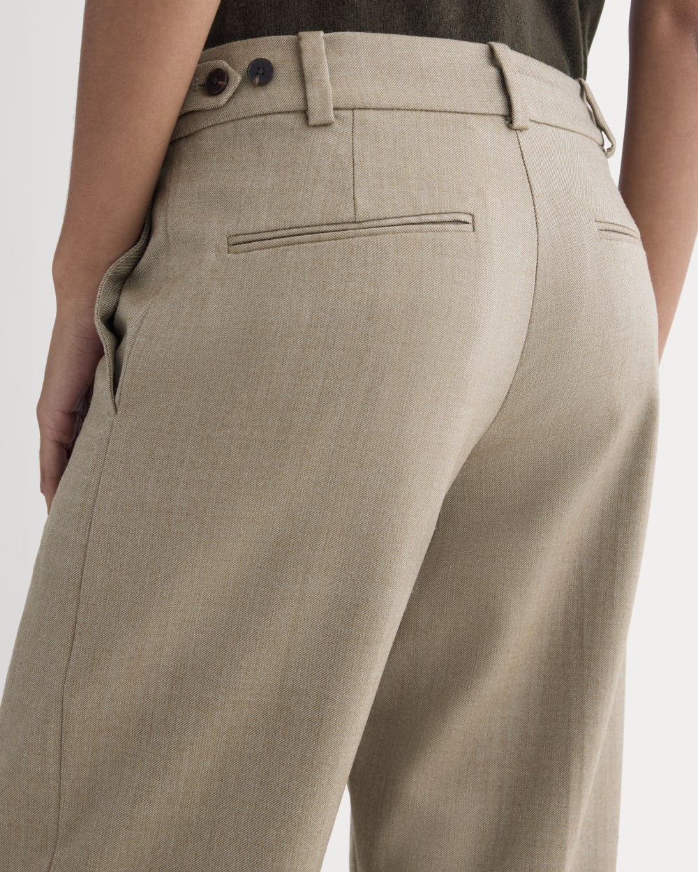 Straight-Leg Trouser in Tailor Twill | Light Taupe