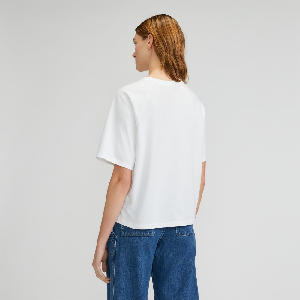 The Organic Cotton Raglan Tee | White