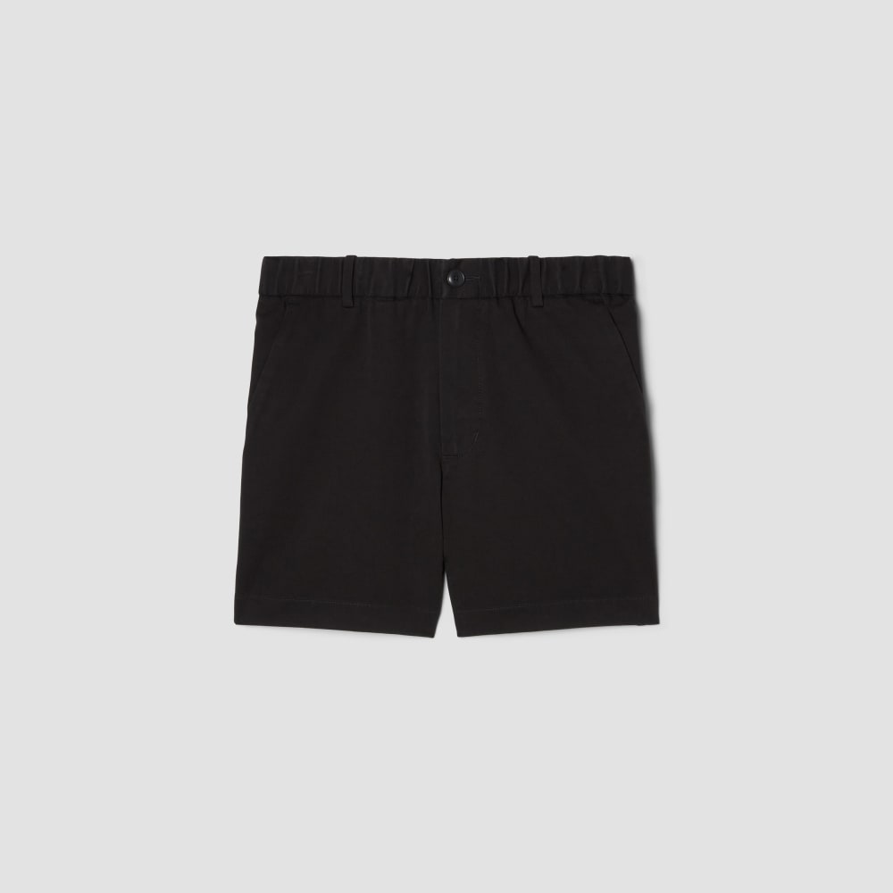 The Pull-On Performance Chino 5 Short | Black