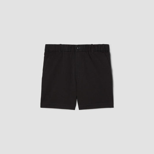 The Pull-On Performance Chino 5 Short | Black