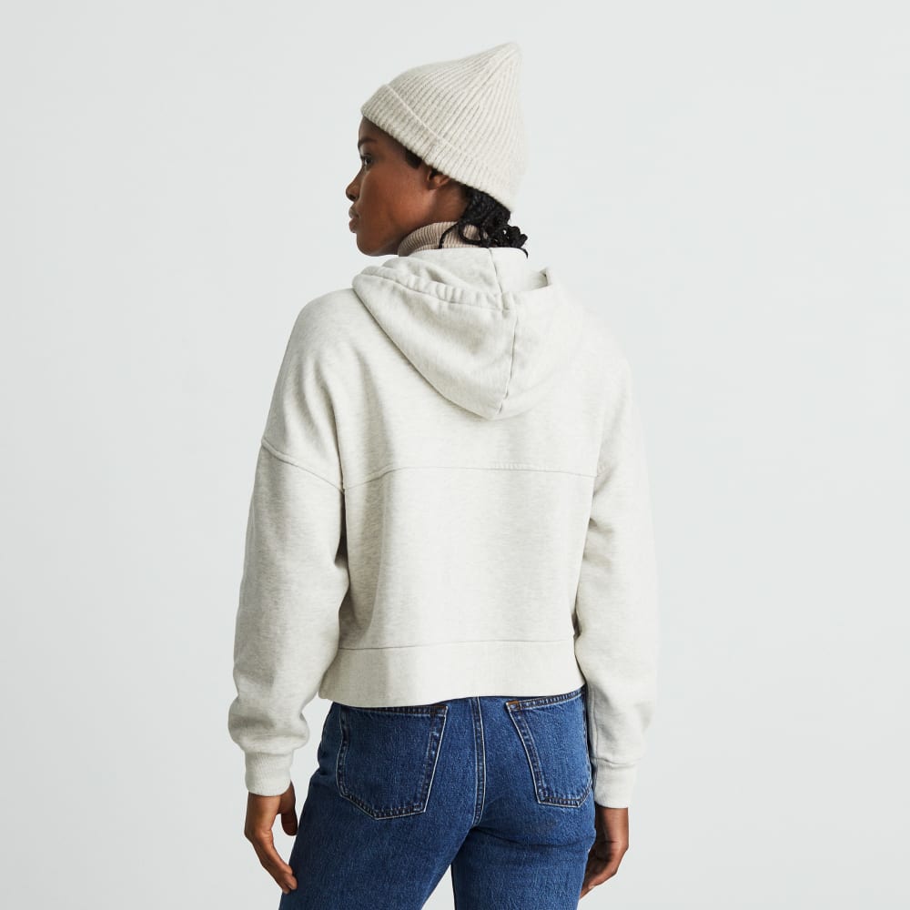 The Track Organic Cotton Hoodie | Light Heather Grey