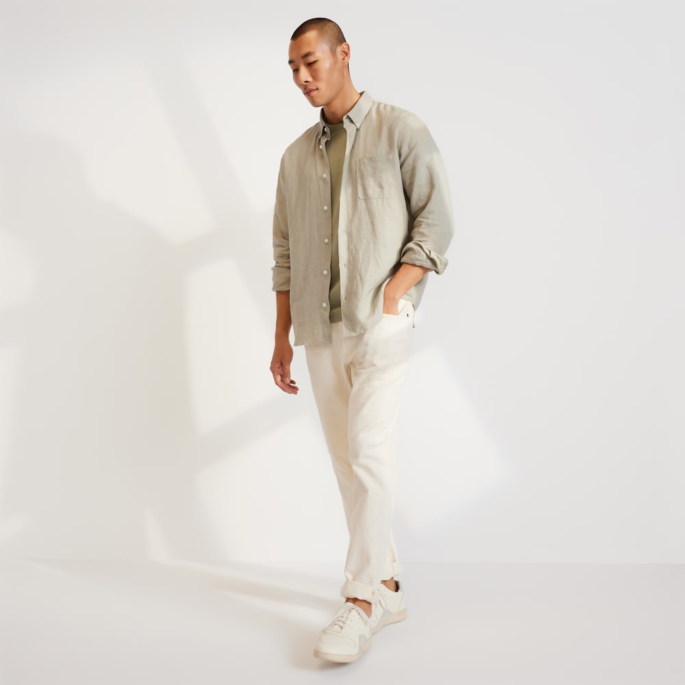 The Classic Shirt in Linen | Seagrass