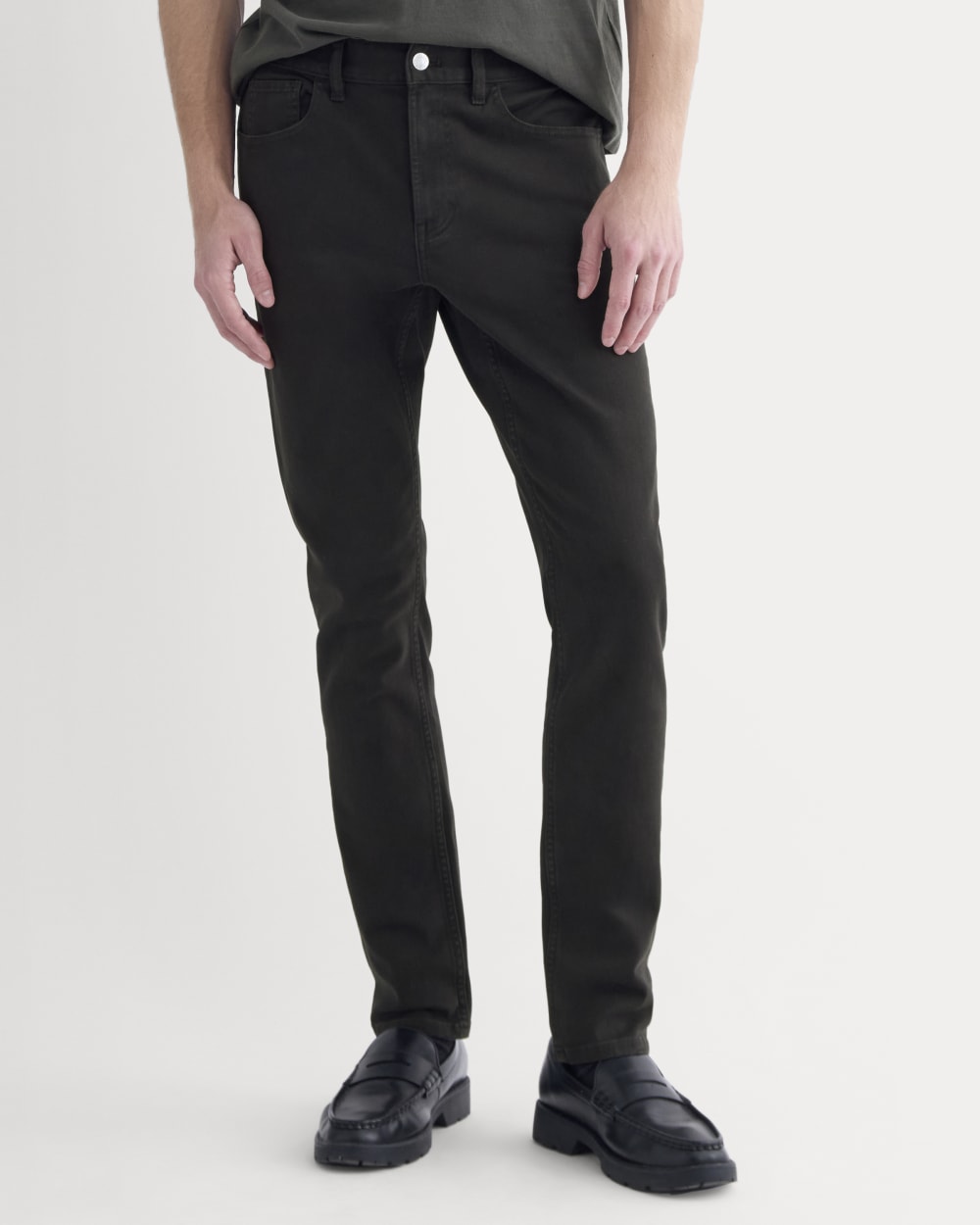 The Stretch Twill 5-Pocket Pant | Black