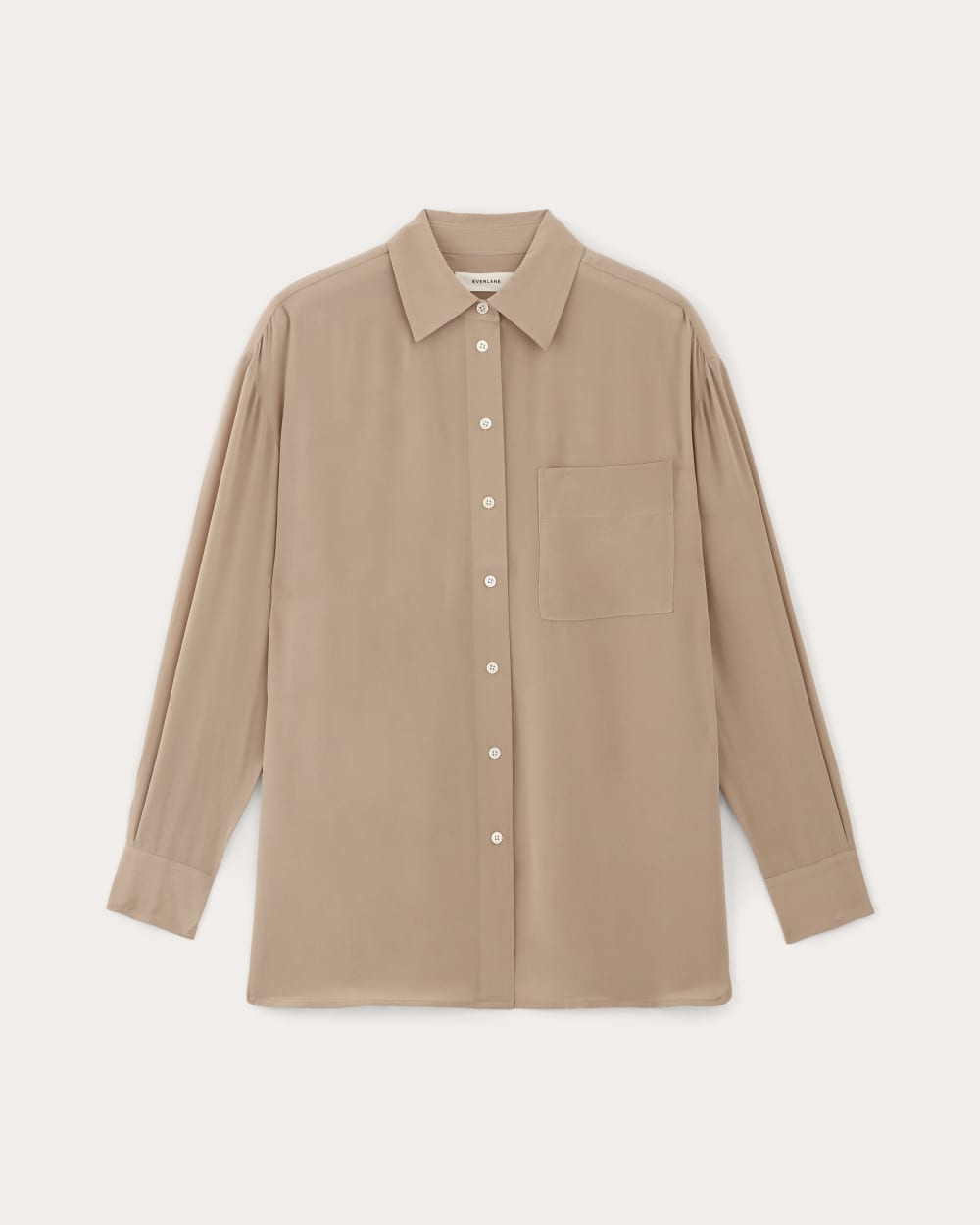 The Boyfriend Shirt in Washable Silk | Chanterelle