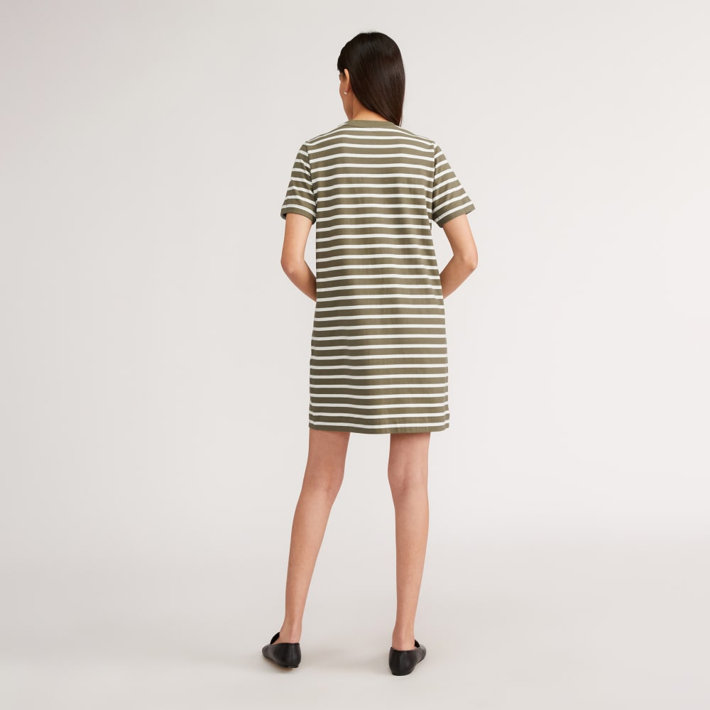 The Organic Cotton Weekend Tee Dress | Kalamata / Canvas Tan